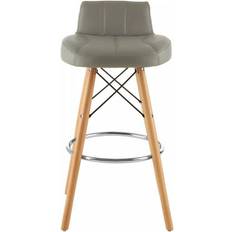 Premier Housewares Interior Space Saver Grey Seating Stool 88cm