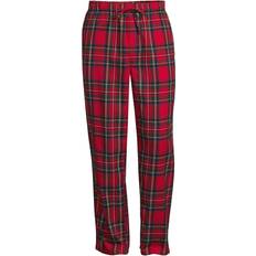 Lands' End Sleepwear Lands' End Big & Tall Flannel Pajama Rich red multi tartan XXXLarge