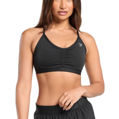 Gymshark Ruched Sports Bra - Black