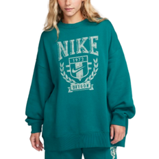 Nike Sportswear Women's Oversized Fleece Crew-Neck Sweatshirt - Geode Teal