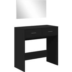 vidaXL 840703 Black Dressing Table 39x80cm