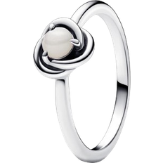 Pandora June Eternity Circle Ring - Silver/Mother of Pearl