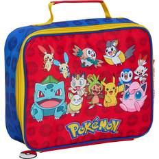 Pokémon lunch bag with side bottle holder kids pikachu school insulated luchbox