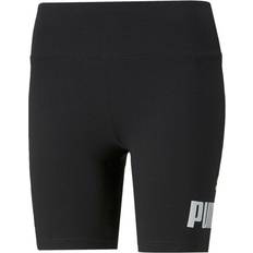 3XL - Women Shorts Puma Essentials Logo Women's Short Leggings - Black