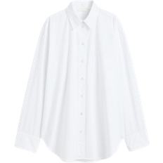 H&M Shirts H&M Cotton Poplin Shirt - White