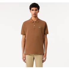 Lacoste Beige Clothing Lacoste Original L.12.12 petit piqué cotton Polo Shirt Brown