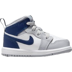 Nike Jordan 1 Mid TD - White/Wolf Grey/Midnight Navy