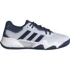 Grey - Men Racket Sport Shoes Adidas Solematch Control 2 Clay - Halo Blue/Dark Blue/Cloud White