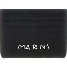 Marni Card Holder Portafogli Nero-Donna - Black