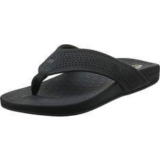 Skechers Thong Flip-Flops Skechers Men's Pelem Emiro Flat Sandal,Black,12