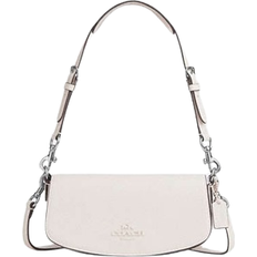 Coach Andrea Small Shoulder Bag In Smooth Leather With Tonal Hardware - Silver/Chalk