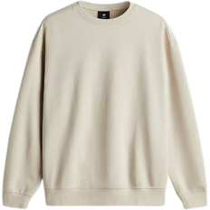 H&M Jumpers H&M Loose Fit Sweatshirt - Light Beige