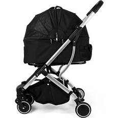 AttreX Foldable Pet Stroller with Detachable Carrier