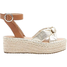 Platform - Women Espadrilles River Island Flatform Espadrille - Gold