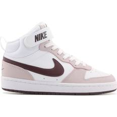 Nike Court Borough Mid 2 GSV - White/Platinum Violet/Burgundy Crush