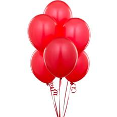 Shatchi Latex Balloons Red 100-pack