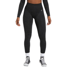 Gymshark Adapt Safari Seamless Leggings - Black/Asphalt Grey