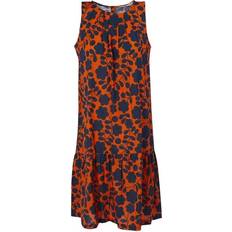 Regatta Orla Kiely Summer Sleeveless Dress - Orange Floral