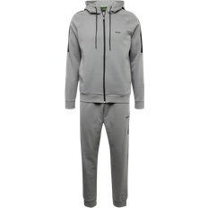 Hugo Boss Logo Print Tracksuit Set - Grey