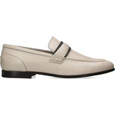 Brunello Cucinelli Leather Penny Loafers ivory