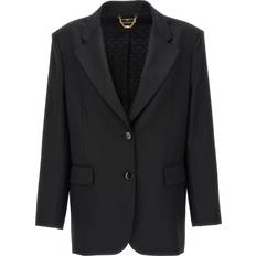 Women - Wool Suits Elisabetta Franchi Wool Blazer Blazer And Suits Nero-Donna Black 44IT