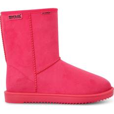 Pink - Women Boots Regatta 'Risley' Mid Fur Lined Wellies Pink