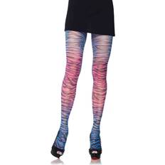 Women Support Tights Leg Avenue Women's Rainbow Zebra Print Tights