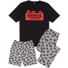 Stranger Things Long Leg, Large Pyjamas For Men Black/Red/Grey