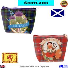 Puckator Handy PVC Make Up Bag Purse Bonnie Scotland