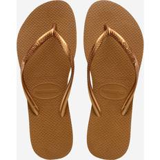 Gold - Women Flip-Flops Havaianas Flip Flops Slim