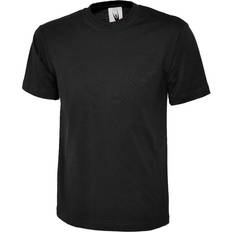 3XL - Unisex T-shirts Uneek Premium T-Shirt UC302 Black Colour: Black