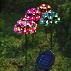 Blue Garden Ornaments Garden Mile 4 Pack Solar Lights Outdoor Flower Stake