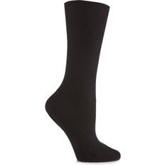 IOMI 1 Pair Footnurse Oedema Extra Wide Cotton Socks Black 4-7