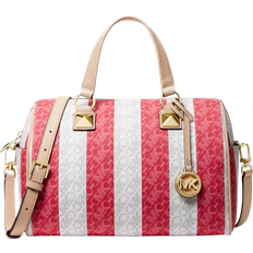 Michael Kors Grayson Logo Medium Duffle Satchel - Dp Pink Ml