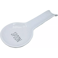 Apollo White Dimples Spoon Rest Utensil Holder