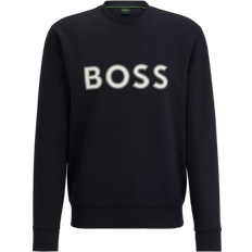 Hugo Boss Salbo 1 HD Logo Print Sweatshirt - Black