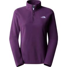 The North Face Sportswear Garment Jumpers The North Face Women's 100 Glacier 1/4 Zip Fleece - Black Currant Purple