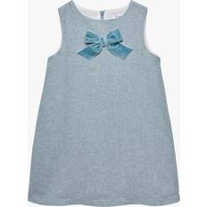 Trotters Herringbone Georgina Dress 2-5 Years blue