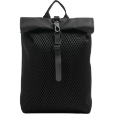 Rains Rolltop Rucksack Mesh Mini - Black