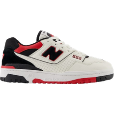 New Balance Unisex Sport Shoes New Balance 550 M- Sea Salt/Team Red/Black