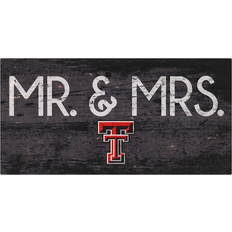 Fan Creations Texas Tech Red Raiders Mr. & Mrs. Sign Wall Decor