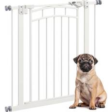 Pawhut Pressure Fit Safety Gate w/ Auto Closing Door 74-80cm