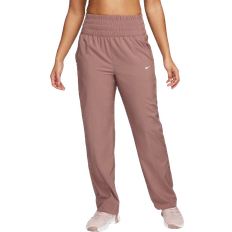 Nike Dri-FIT One Women's Ultra High-Waisted Pants - Smokey Mauve/White