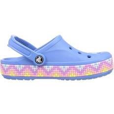 Crocs Bayaband Chevron Band Clog - Powder Blue/Multi