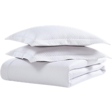 Pure Parima Super Soft Diamond Bedspread White (274.3x243.8cm)