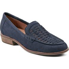 Earth Women's Elona Casual Slip-on Round Toe Loafers Dark Blue