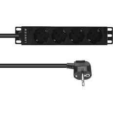 Lanview 10 4-way Schuko outlets