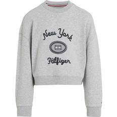 Tommy Hilfiger Boys Sweatshirts Tommy Hilfiger Sweatshirt 'NY' dunkelgrau graumeliert 176