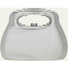 Cult Gaia Mimi Top Handle Bag Shiny Silver