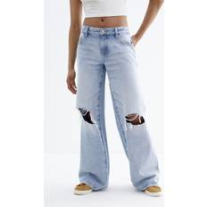 PacSun Ripped Baggy Wide Leg Jeans